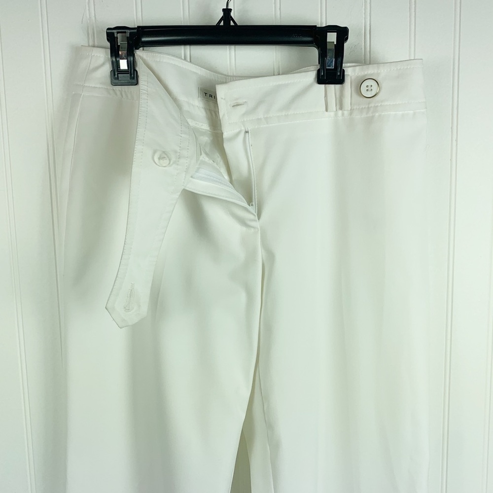 Trina Turk Pants Size 4 White Slacks - Picture 5 of 8